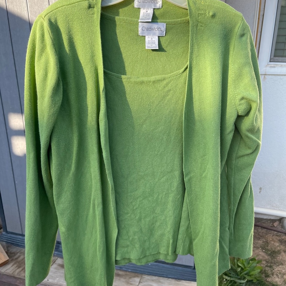 Beautiful green sweater set